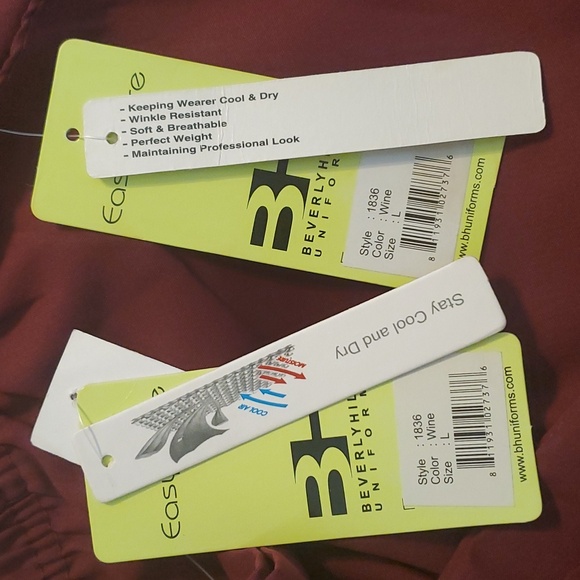 BHU Uniform Srubs 2PC Set wine Large - Picture 6 of 6